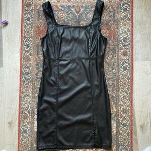 leather dress